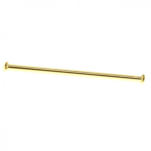 Straight Shower Curtain Rail in High Quality Polished Brass