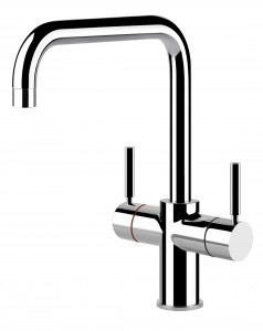 Geyser 3 in 1 Chrome Instant Hot Water Tap U Spout