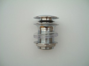Luxury Basin Clicker Waste UnSlotted With Backnut