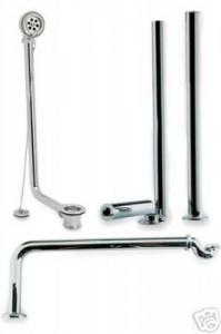 Roll Top Bath Pack in Gold Plated Brass.