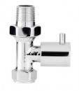 Economy Straight Radiator Valves Pair in Chrome Economy Straight Radiator Valves Pair in Chrome