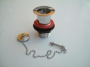 Basin Waste Plug and Chain in Chrome