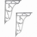 Cast metal ornate cistern or basin brackets