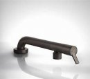 Gessi SU GIU Sink Tap with Retractable Spout Brushed Black Metal