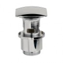 Luxury Square Basin Clicker Waste Slotted Luxury Square Basin Clicker Waste Slotted