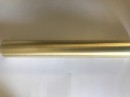 Oval Shower Curtain Rail with Ceiling Fixing in Brushed Brass