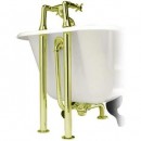 Roll Top Bath Pack in Gold Plated Brass